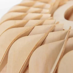 Steinmex Hanglampen|Hanglamp Maze 1-lichts licht hout