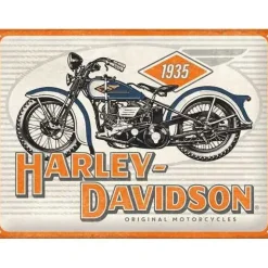 Cavetown Metalen Borden|Harley Davidson - Motorcycles 1935 - metalen bord