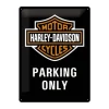 Metal Signs Metalen Borden|Harley Davidson Parking Only - metalen bord