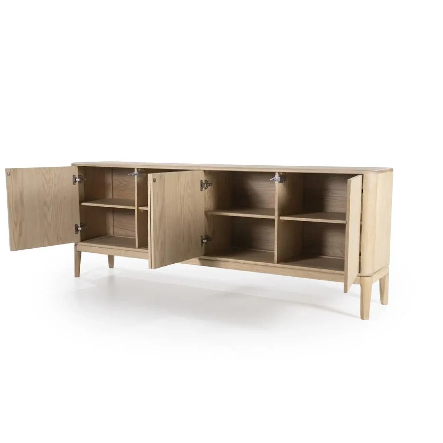 Eleonora Dressoirs|Industriele Kasten|Harvey Dressoir Eikenhout 200 cm