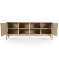 Eleonora Dressoirs|Industriele Kasten|Harvey Dressoir Eikenhout 200 cm