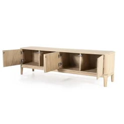 Eleonora Industriele Kasten|Tv Meubels|Harvey Tv meubel Eikenhout 4drs 170 cm
