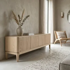 Eleonora Industriele Kasten|Tv Meubels|Harvey Tv meubel Eikenhout 4drs 170 cm