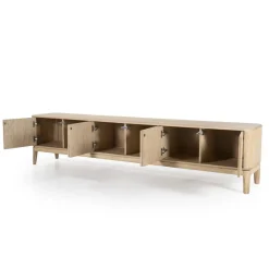 Eleonora Industriele Kasten|Tv Meubels|Harvey Tv meubel Eikenhout 6drs 220 cm
