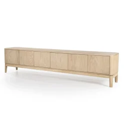 Eleonora Industriele Kasten|Tv Meubels|Harvey Tv meubel Eikenhout 6drs 220 cm