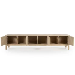 Eleonora Industriele Kasten|Tv Meubels|Harvey Tv meubel Eikenhout 6drs 220 cm