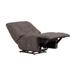 WOOOD Fauteuils|Hein Relaxfauteuil elektrisch antraciet/bruin melange