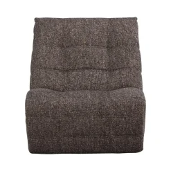 WOOOD Fauteuils|Hein Relaxfauteuil elektrisch antraciet/bruin melange