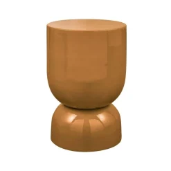 WOOOD Bijzettafels|Hekla Bijzettafel metaal oranje 32cm