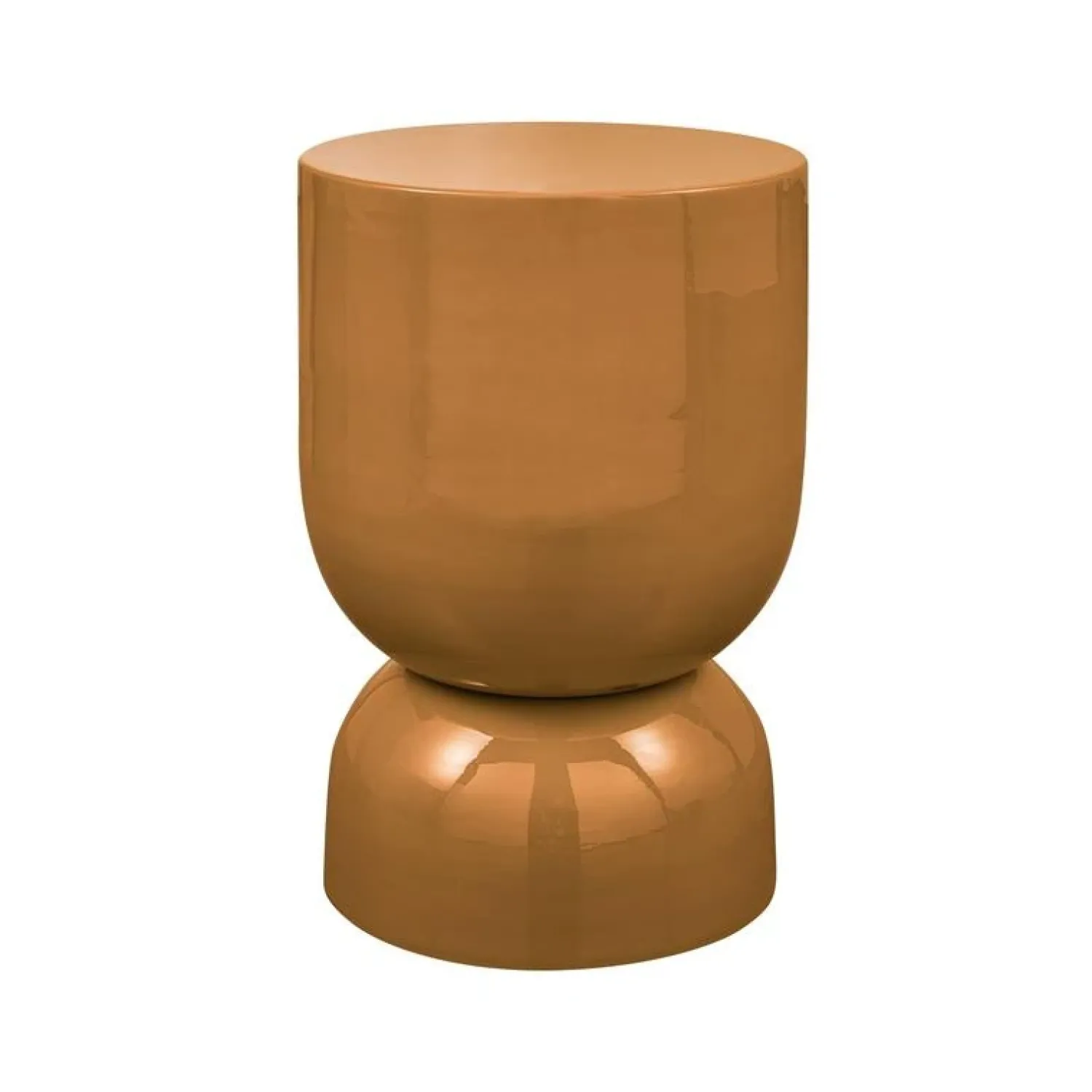 WOOOD Bijzettafels|Hekla Bijzettafel metaal oranje 32cm