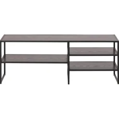 Nordhavn Industriele Kasten|Tv Meubels|Hektor Tv meubel Open Zwart 120cm