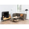 Nordhavn Industriele Kasten|Tv Meubels|Hektor Tv meubel Zwart/Naturel 140cm