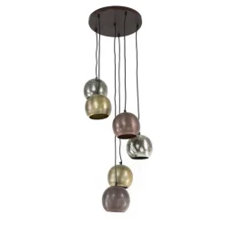 Kalfort Hanglampen|Helios 6-lichts Hanglamp getrapt