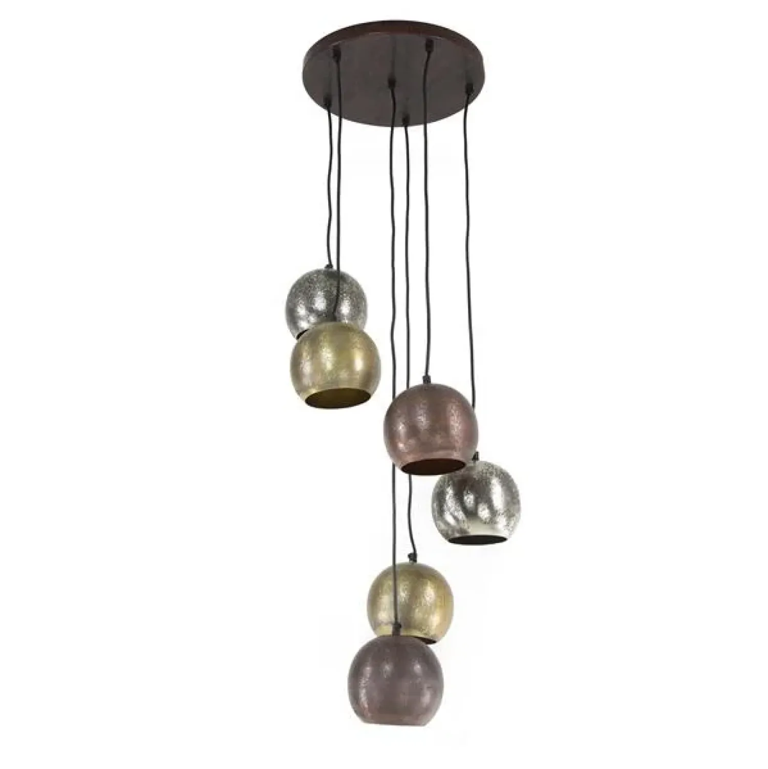 Kalfort Hanglampen|Helios 6-lichts Hanglamp getrapt