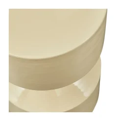 WOOOD Bijzettafels|Hidde Bijzettafel metaal geel 30cm