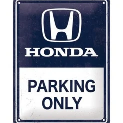 Cavetown Metalen Borden|Honda AM- Parking only - metalen bord