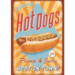 Cavetown Metalen Borden|Hot Dogs - metalen bord