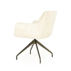 Eleonora Eetkamerstoelen|Hugo Eetkamerstoel Beige stof