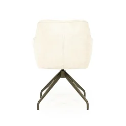 Eleonora Eetkamerstoelen|Hugo Eetkamerstoel Beige stof