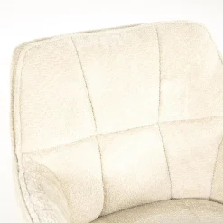 Eleonora Eetkamerstoelen|Hugo Eetkamerstoel Beige stof