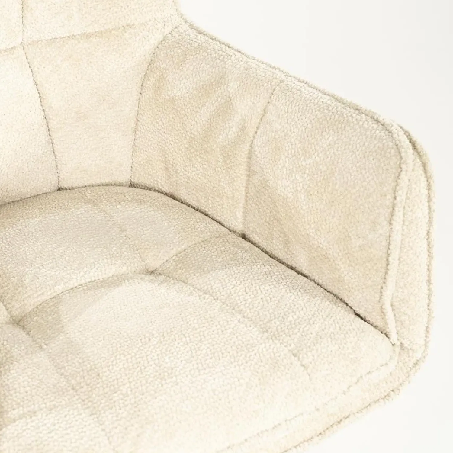 Eleonora Eetkamerstoelen|Hugo Eetkamerstoel Beige stof