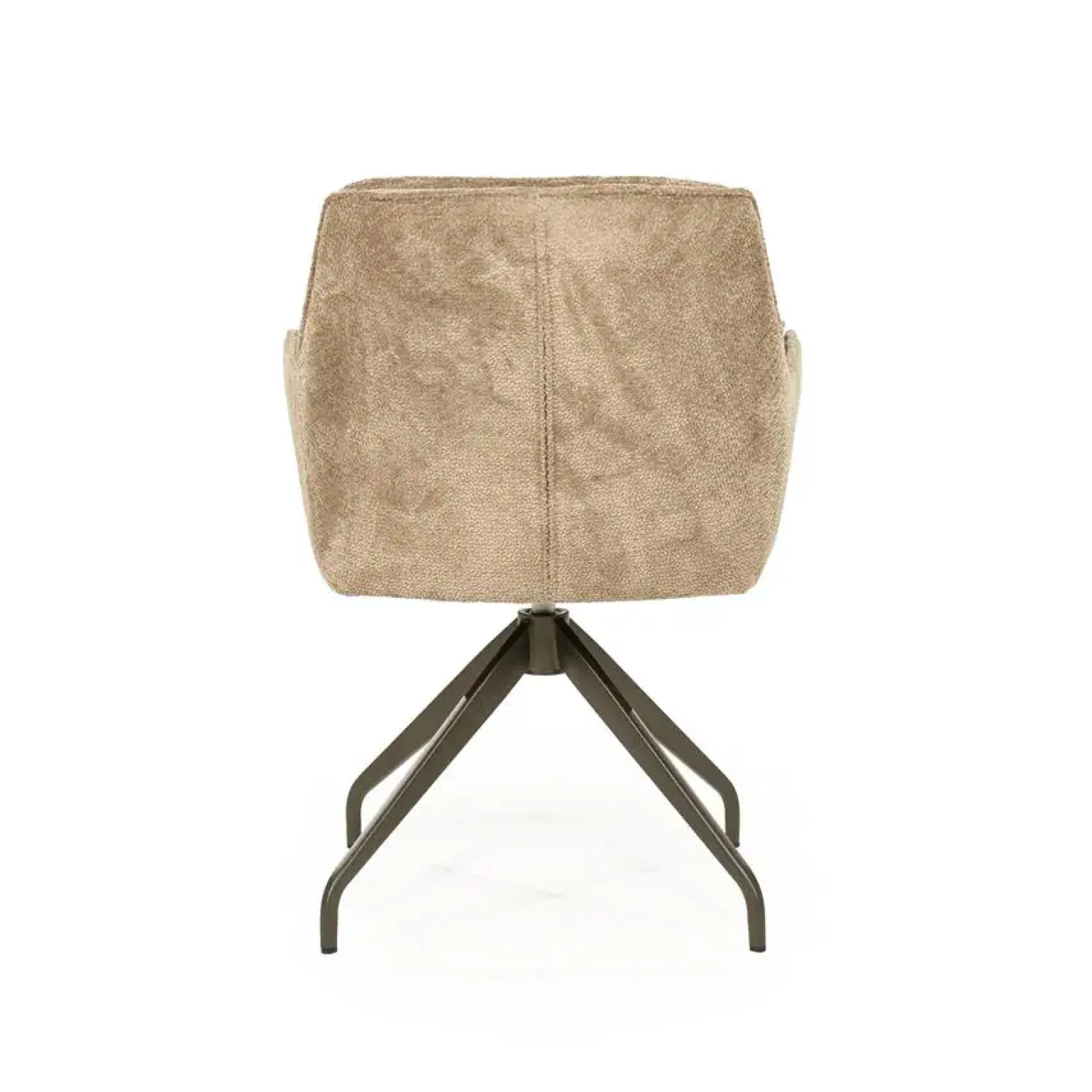 Eleonora Eetkamerstoelen|Hugo Eetkamerstoel Taupe stof