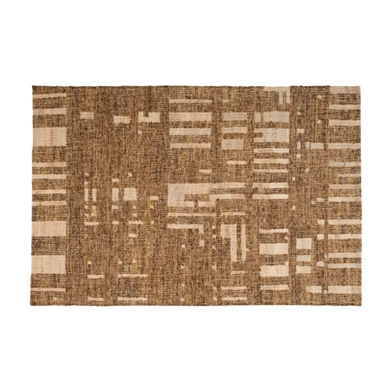WOOOD Vloerkleden|Ian Handgeweven vloerkleed wol/katoen bruin 170x240cm