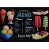 Cavetown Metalen Borden|Ice Cream Menu - metalen bord