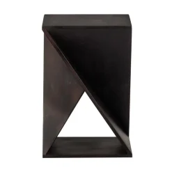 WOOOD Bijzettafels|Ikem Bijzettafel acaciahout donkerbruin 41cm