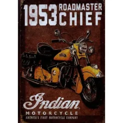 Cavetown Metalen Borden|Indian 1953 Roadmaster - metalen bord