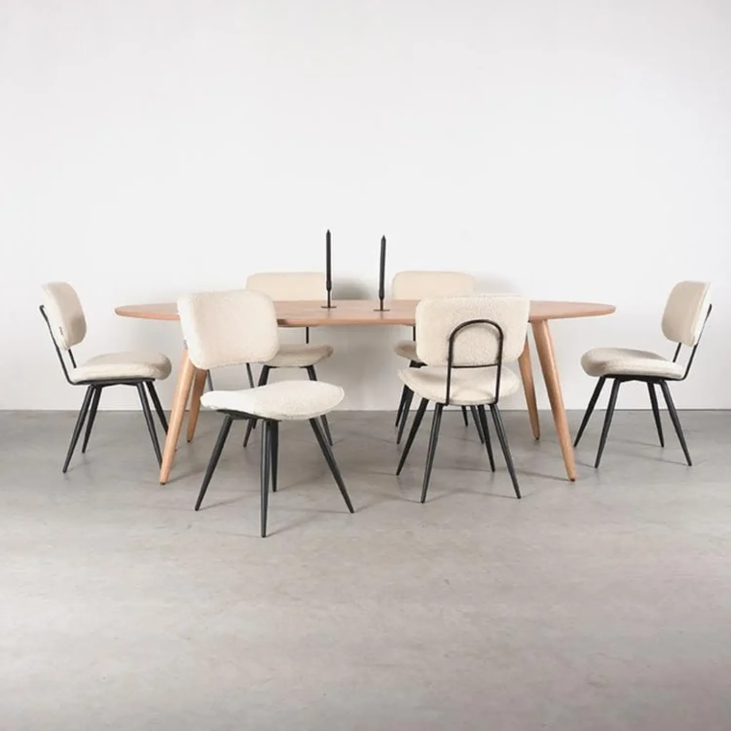 Label51 Eettafels|Ines Eetkamertafel Naturel Eiken 210 cm