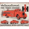 Cavetown Metalen Borden|International Firetruck - metalen bord