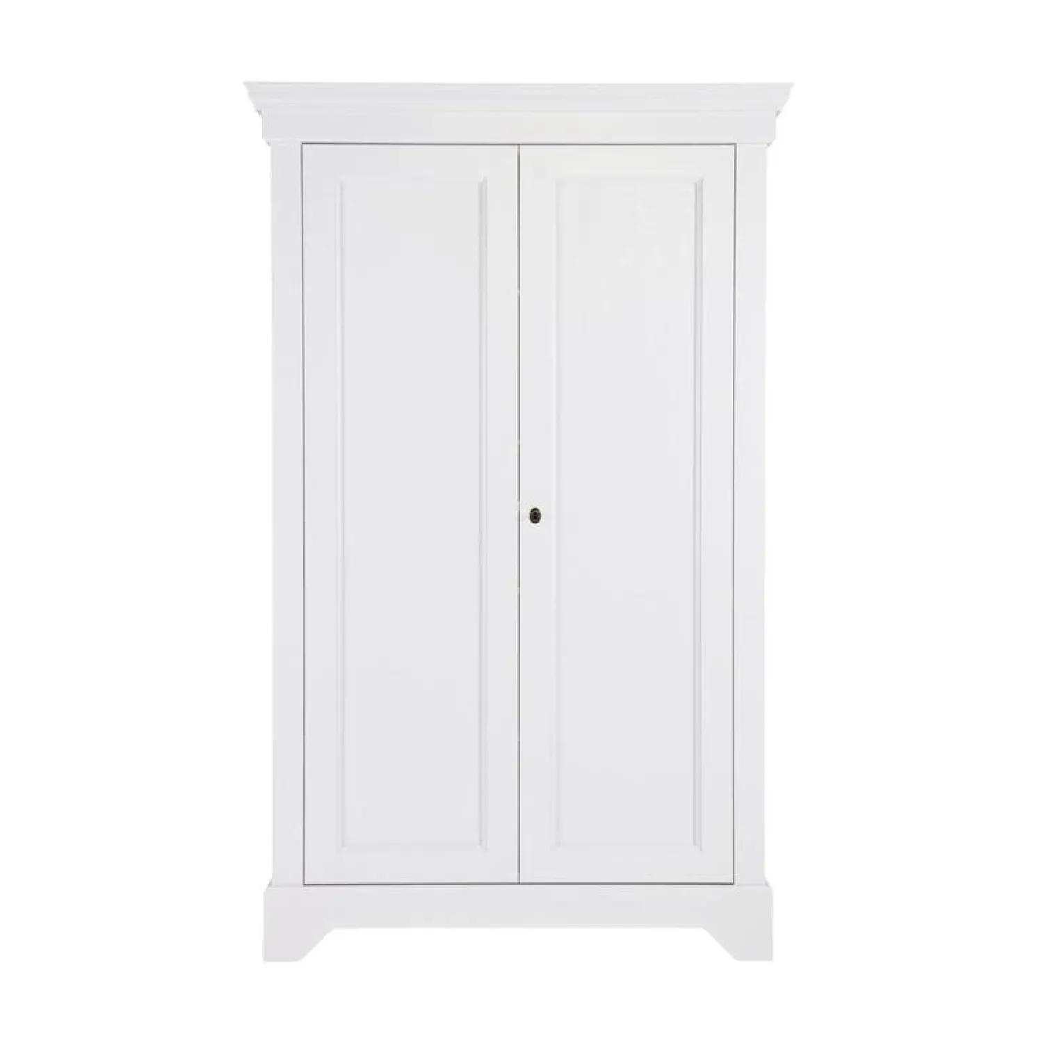 WOOOD Vitrinekasten|Industriele Kasten|Isabel Brocante kast grenen wit 118cm