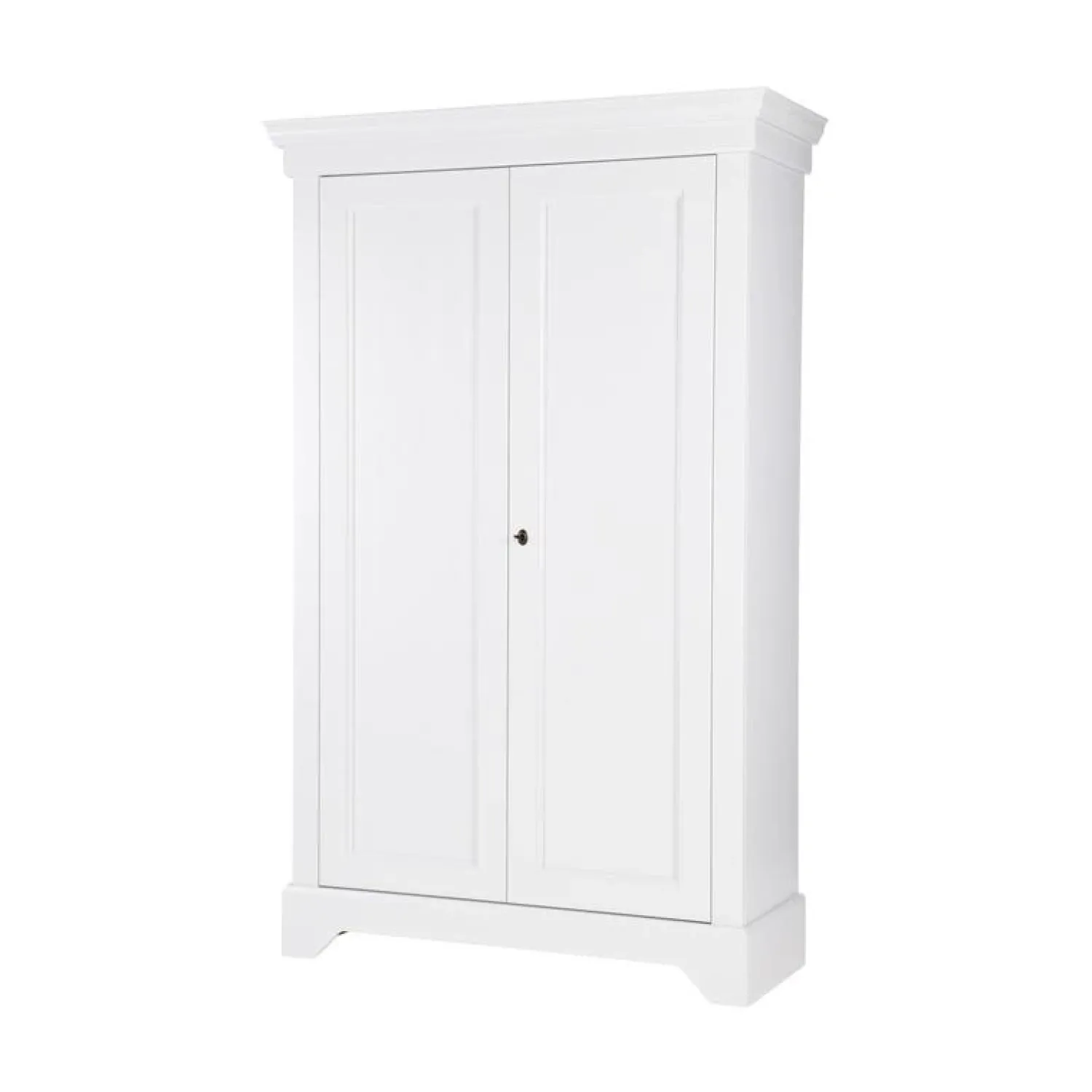 WOOOD Vitrinekasten|Industriele Kasten|Isabel Brocante kast grenen wit 118cm