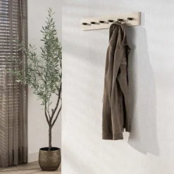 Kalfort Kapstokken|Isabella Kapstok 6 haken Travertine 60cm
