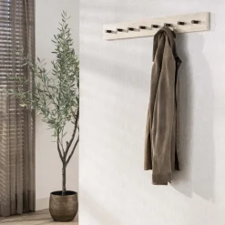 Kalfort Kapstokken|Isabella Kapstok 8 haken Travertine 80cm