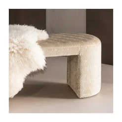 WOOOD Eetkamerbanken|Eetkamerbanken|Jacob Bankje Streep Naturel 130cm