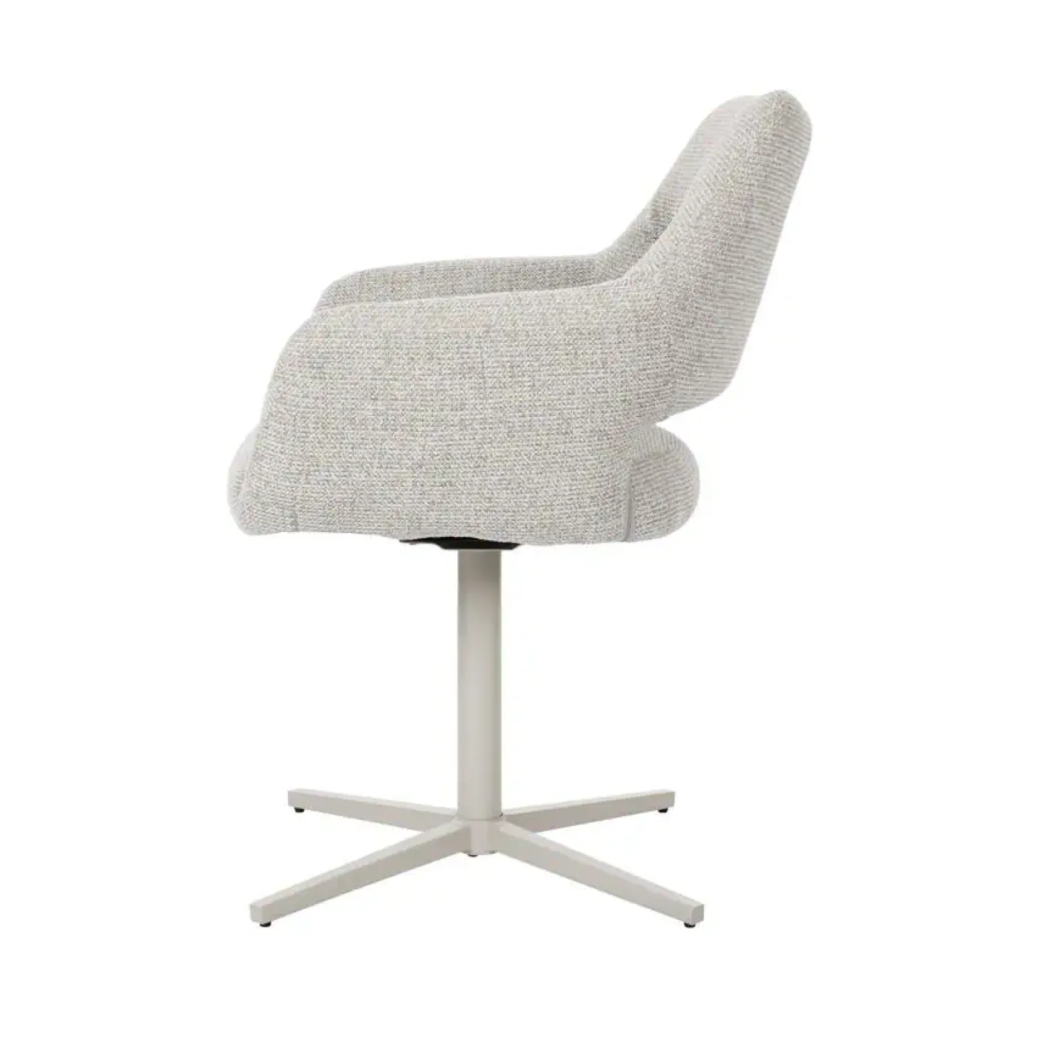 Furndea Eetkamerstoelen|Jaden Eetkamerstoel Beige met zandpoot