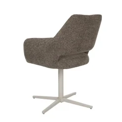 Furndea Eetkamerstoelen|Jaden Eetkamerstoel Bruin met zandpoot
