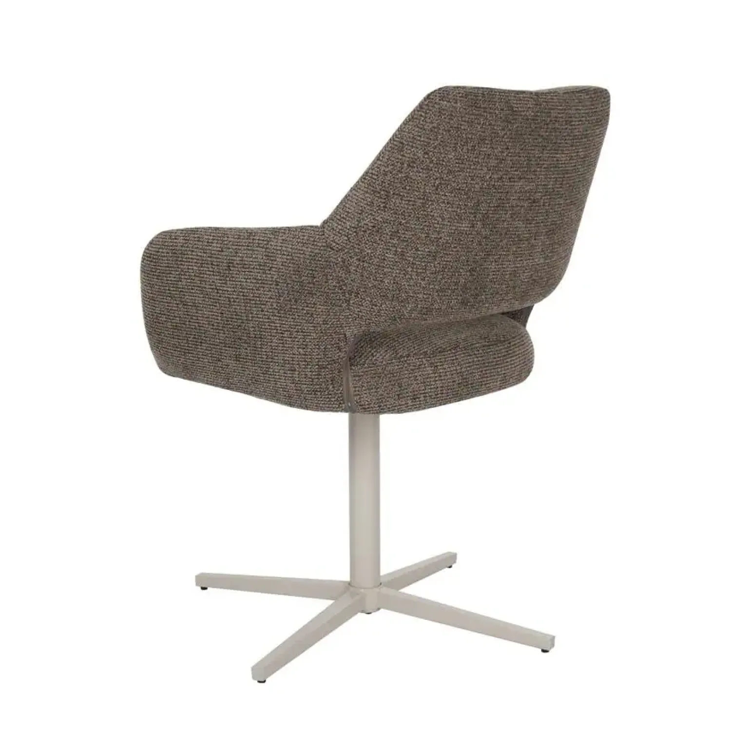Furndea Eetkamerstoelen|Jaden Eetkamerstoel Bruin met zandpoot