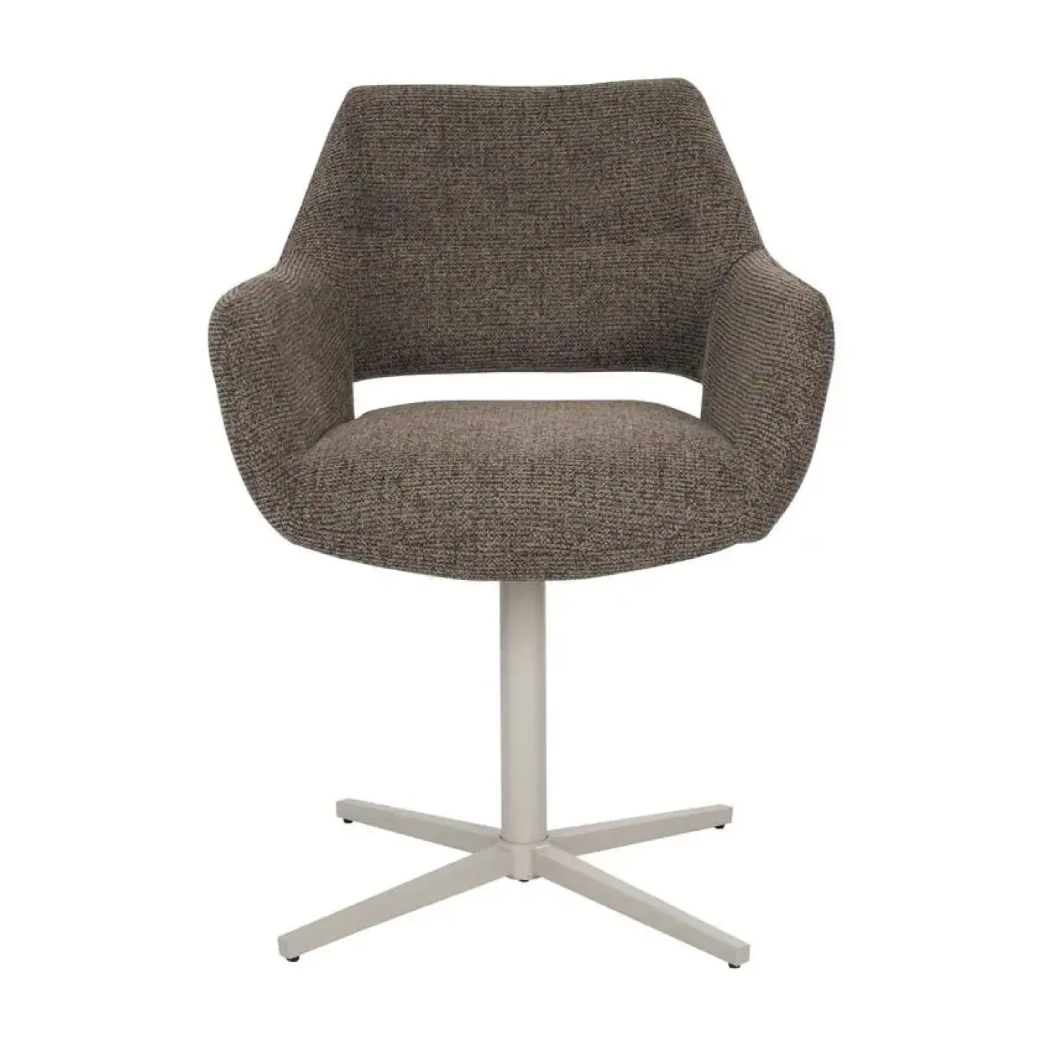Furndea Eetkamerstoelen|Jaden Eetkamerstoel Bruin met zandpoot