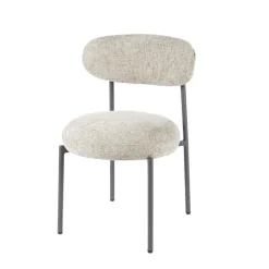 Kalfort Eetkamerstoelen|Jaimy Eetkamerstoel Stof kleur Zand