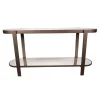 PTMD Sidetables|Jamal Sidetable Metaal Glas 160cm
