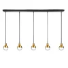 Trading Lighting Hanglampen|James 5-lichts hanglamp goud