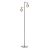 Trading Lighting Vloerlampen|James 2-lichts vloerlamp goud