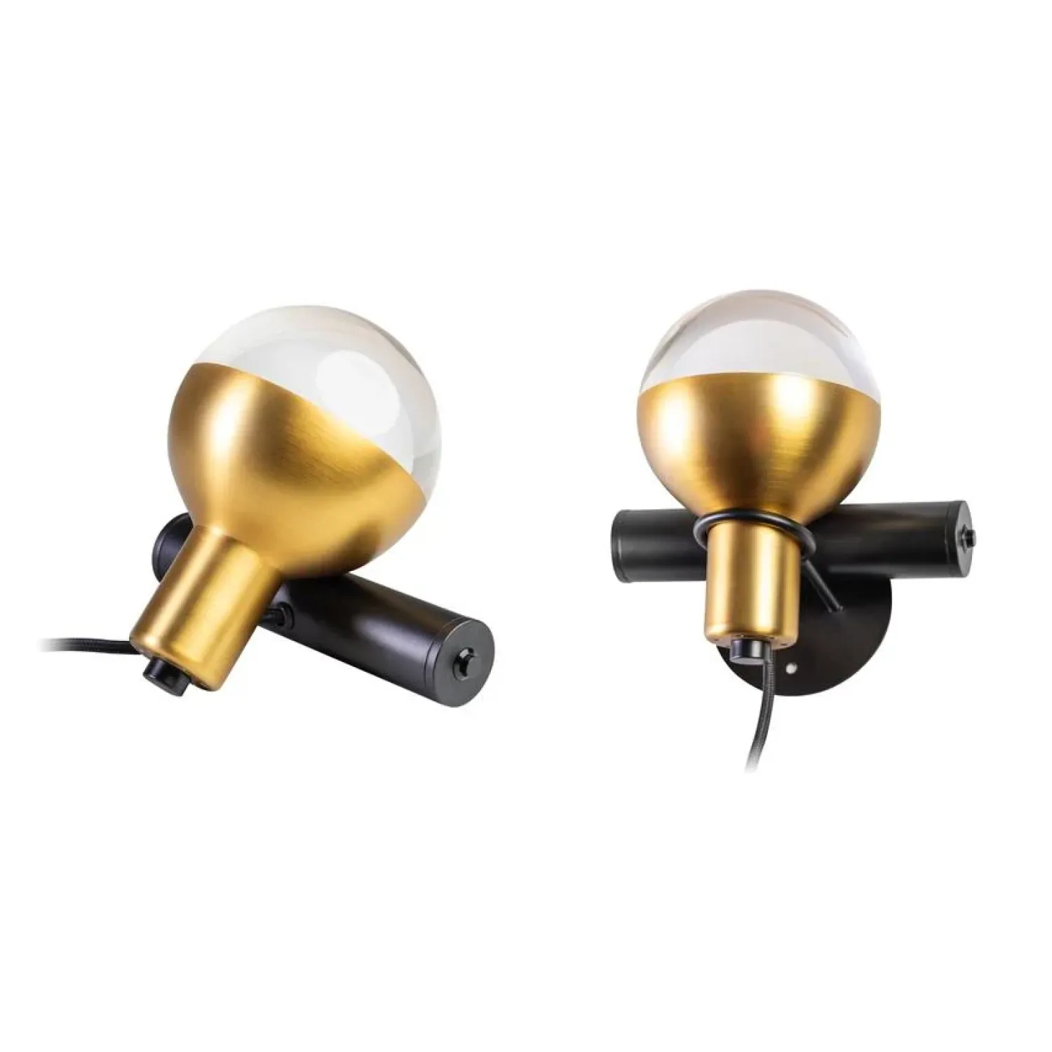 Trading Lighting Wandlampen|James 1-lichts wandlamp goud