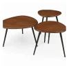 DPX Furniture Salontafels|James Salontafel set van 3 bruin