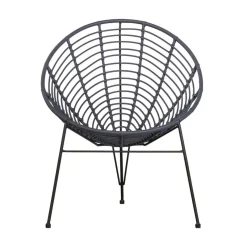 WOOOD Tuinstoelen|Jane Loungestoel tuin inkt