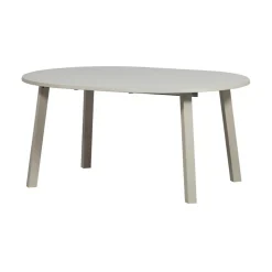 WOOOD Eettafels|Janne Uitschuifbare eettafel rond eiken dakargrau 120/160/200cm