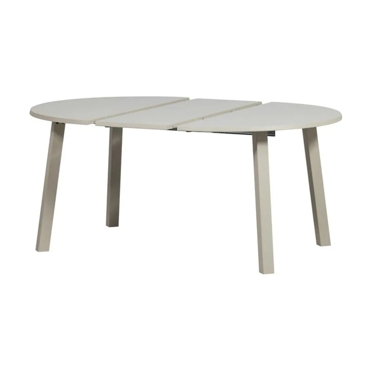 WOOOD Eettafels|Janne Uitschuifbare eettafel rond eiken dakargrau 120/160/200cm
